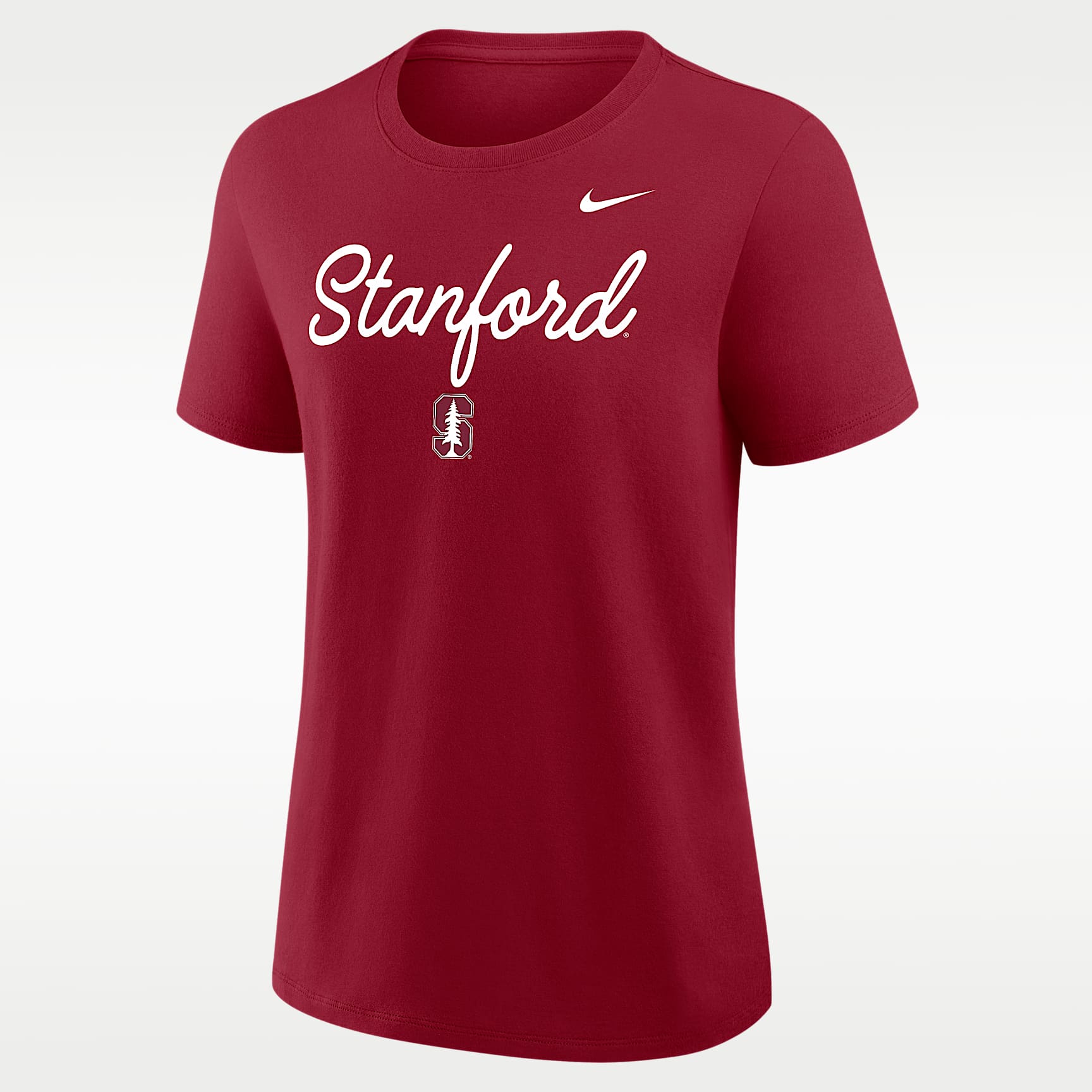 Stanford Script Mantra Logo Women's Nike College T-Shirt. Nike.com